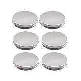 OUNONA 16 Pcs Whorl Aluminum Cap Leakproof and Secure Mason Jar Lids (83 x 0.3 mm)