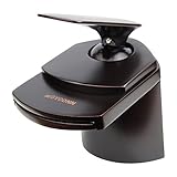 Dyconn Yosemite WF003-A19ORB 4-1/2-Inch Contemporary Modern Waterfall Bathroom Sink Faucet (Oil Rubb
