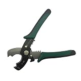 8"ワイヤーストリッパーケーブル切断シザーストリップペンチマルチツールカッター1.6-4.0mm
