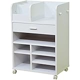 ライフスタイリングショップ ランドセルラック キャスター付 幅60 子供用 収納棚 ホワイト FS-282WH