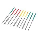 10のダイヤモンドファイルセットのガラス石彫刻カービングツール130x4mm