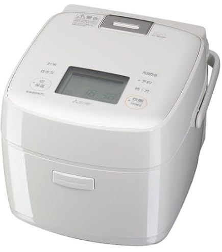 Amazon | 三菱 IHジャー炊飯器（3.5合炊き） 月白MITSUBISHI 備長炭 炭 