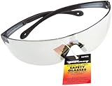 Forney 55403 Safety Glasses, Squared Lens, Silver Mirrored by Forney