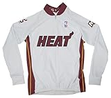 NBA Miami Heatレディース長袖サイクリングジャージー XS ホワイト