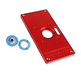 Flameer 高品質　テーブル インサートプレート　アルミ合金　ルーター インサートリング　彫刻機　木工ツール　汎用性