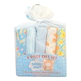 Snuglyベビー最初Receiving Blankets 6ピースギフトセット カラー: ブルー
