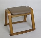 スタッキングチェアー　曲木　木製　スツール オットマン　hd-6203 br