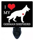 Night Light – I Heart My German Shepherd – Love – 犬