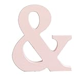 結婚式パーティーのための木製のアルファベット装飾木製手紙[ピンク]