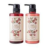 いちごシャンプー トリートメント サロン品質 ダメージケア アミノ酸シャンプー 自然由来 オーガニック うるおうつや髪 イチゴシャンプー トリートメント セット 各500mL/g