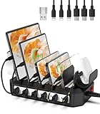 6ポート USB A Balck and White Charing Station