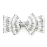 (ベビーブリング) baby bling (クラシック ノット) Classic Knots ベビー リボン ヘアバンド グレーストライプ