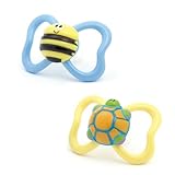 Nuby(ヌービー)おしゃぶりパルズ(2コセット)/タートル&ビー (6-24ヶ月) [Baby Product]