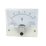 uxcell 85C1-V DC 0-100V アナログ電圧計　パネルメーター　アナログ電圧計　小型サイズ