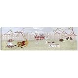 Doodlefish DB1120s Dog Park Artwork Stretched Canvas [並行輸入品]