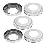 uxcell 手すり部品　ブラケット　ハンドレールプレートカバー　 ラダーカバー 安全な手すり用 304ステンレス鋼 5個入り