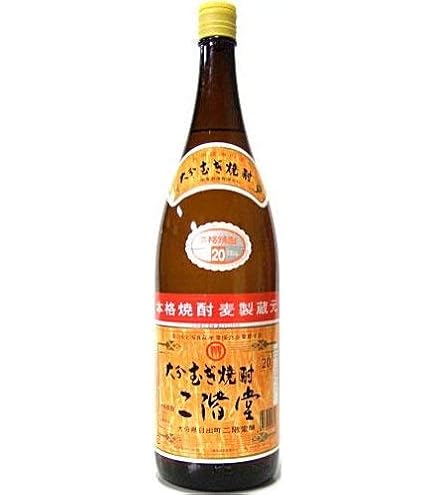 Amazon.co.jp: 〔麦焼酎〕 大分むぎ焼酎 25度 二階堂 900ml
