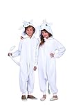 RG Costumes 40380 Una White Unicorn Child Funsie Costume - Small