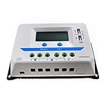 ソーラーチャージコントローラ VS1024AU VS2024AU VS3024AU VS4524AU VS6048AU 12V 24V エフェバー PWM LCDディスプレイ付き 5V DC出力 US