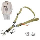 [SKYEYE.JAPAN] 疲労軽減・瞬間脱着 DJI ドローン コントローラー用 クイックストラップ ワンタッチ調整 RC Pro2 RC2 RC Pro RC RC Plus RC Plus2 対応 軽量耐久 長時間撮影 (カーキ) ミルスペック ワンタッチ取り外し