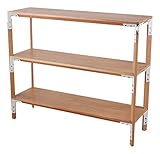 北欧風 ナチュラル Flo Void Shelf (3段)  NA/WH  w120 -