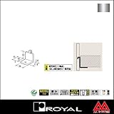 e-kanamono ロイヤル L型柱ダボ LD クローム ※10個セット販売商品です