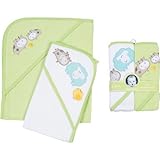 Gerber Hooded Towels, Sheep, 2-Count by Gerber [並行輸入品]