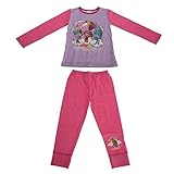トロールズ オフィシャル商品 キッズ・子供用 プリンセス 長袖 パジャマ 上下セット 女の子 (5/6歳) (マルチカラー)