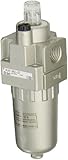 SMC AL20-N02-2Z Lubricator, Metal Bowl, without Drain Cock, 25 mL Oil Capacity, 15 L/min Dripping Fl