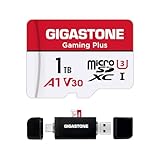 【Switch 1専用】 GIGASTONE マイクロsdカード 1TB Type Cカードリーダー付き Gaming Plus microSDXC UHS-I A1 V30 U3 C10 150MB/s 高速 1TB Full HD & 4K UHD動画 国内正規品 SDアダプター1枚付き【5年保証】