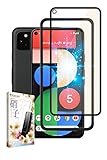 叶kanae カナエ Google Pixel5 5G 用 ガラスフィルム 強化ガラス 全面保護 保護フィルム フィルム 目に優しい ブルーライトカット GOG01 用 液晶保護フィルム 黒縁 1枚入り
