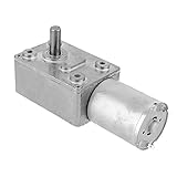 IPOTCH 電動ウォームギヤ　DCギアモーター　直流モータ　軸回転方向変更　DC 12V 　全１０パタン選べ　 - 6rpm