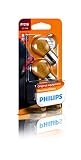 Philips(フィリップス) 自動車用バルブ&ライト 白熱球 ウインカー S25(PY21W) 12V 21W プレミアムヴィジョン アンバー 補修用 輸入車対応 2個入り 車検対応 PHILIPS PremiumVision 12496B2