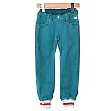 クリフメイヤー キッズ 裾リブパンツ 110 ブルー 1424016K