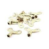 蛇口キー，SODIAL(R) 家庭用ゴールドトーン金属蛇口水タップキー　6.4 x 6.4mm　10件