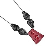 BabiLovLinks teething necklace - Momma BEAUTIFUL - Baby SAFE MADE IN THE USA Mia Ladybird Silver Cor