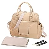 mommore マザーズバッグ トートバッグ 大容量 ベビー用品収納 2way ママバッグ 17ポケット ショルダーキャリーバッグ 多機能 ベイビーバッグ 出産祝い おむつ替えシート付き 全3色