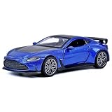 RW 1/43 アストンマーティン ヴァタンジェ V12 ／ ミニカー ダイキャストカー 完成品 (ブルー/ブラック RW8243 B/B)