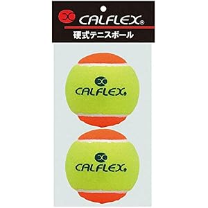 サクライ貿易(SAKURAI) CALFLEX(カルフレックス) テニス 硬式 ボール ステージ2 2球入り イエローx…