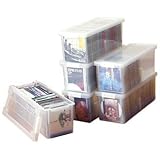 マックスジャパン CD＆DVD収納ケース　6個組