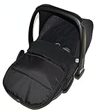 Universal Car Seat Footmuff To Fit Maxi Cosi Pebble Black Jack by For-your-Little-One