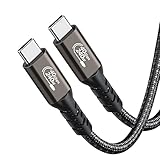 YFFSFDC USB4 ケーブル 0.5m Thunderbolt 4 対応 USB4ととUSB-Cと下位互換 USB 3.2/3.1/3.0/2.0 USB-IF認証取得 40Gbps高速データ転送 240W出力 5A急速充電 USB 4.0 8K@60Hz MacBook Pro、iPad mini 6、Matebook、Xperia、Galaxy等Type-c機種対応