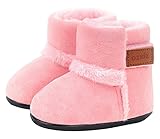 Ozkiz Baby Girls Soft Fur Winter Warm Snow Boots Crib Shoes pk 9M