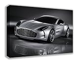 Aston Martin 177 one77 Supercarキャンバス壁アート 44" X 26" DP_1478