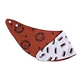 スタイ リバーシブルスタイ バンダナ風 オシャレ かわいい よだれかけ よだれカバー (Ｆ-1)
