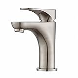Kraus FUS-13901BN Aquila Single Lever Basin Bathroom Faucet, Brushed Nickel by Kraus