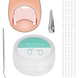 mefeny 巻き爪クリップ 巻き爪 足の巻き爪陥入爪 【50個入り+ネイルケア器具1個＋爪切り1個】 特殊形状 はさむだけ 男女兼用 (カラー50)