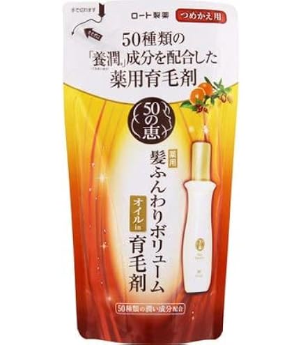 50 Megumi エイジングケア 髪ふんわりボリューム育毛剤 スプレータイプ