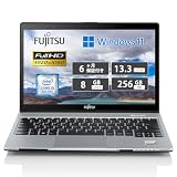 【整備済み品】 富士通ノートpc FU JITSU LIFEBOOK S938 軽量薄型 13.3インチフルHD(1920x1080)/第8世代 Core i5-8350U/HDMI/MS Office 2019＆Windows 11Pro/WIFI/BLUETOOTH/指紋認証/日本語キーボード (SSD256GB)
