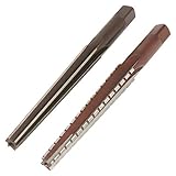 MT0機械リーマ　ハンドリーマー　フライス盤 ストレートフルート ストレートシャンク　2pcs